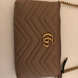 Gucci dusty rose mini purse